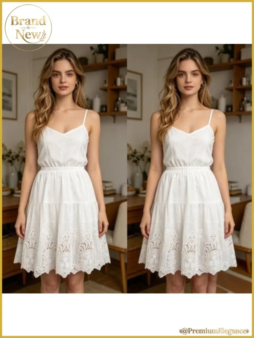 Cotton Half Slip Skirt Extender for Women Lace Trim Underskirt
